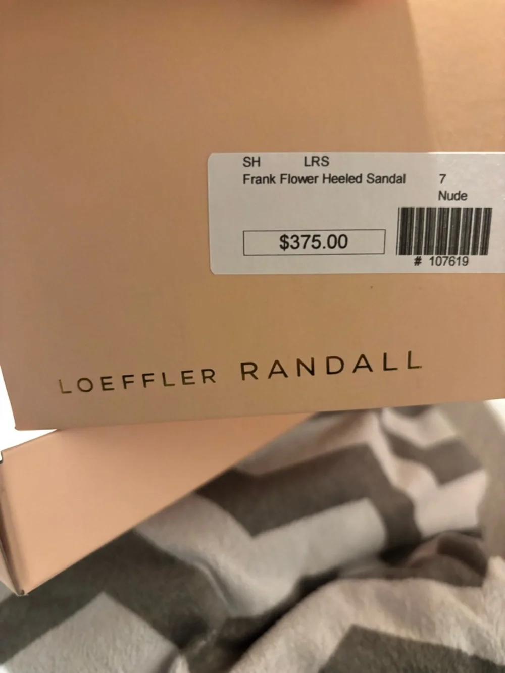 Loeffler Randall Red Floral Front-Strap Sandals with Green Ankle Straps - Picture 5 of 7